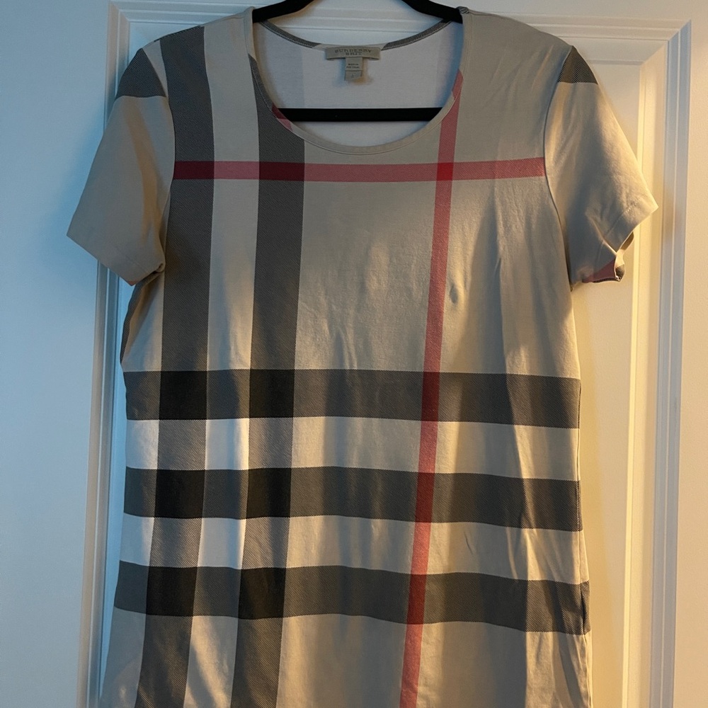 Burberry Brit Beige and Black Tee
